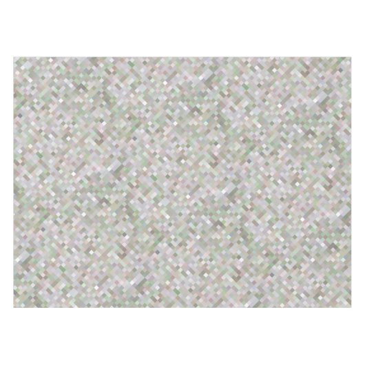 Pastellfarbene Quadrate Tischdecke (Vorderseite (Horizontal))