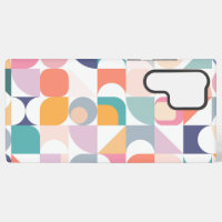 Pastellfarbene quadratische Designs im Bauhaus-Sti