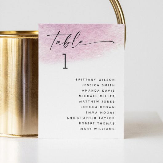 Pastellfarbene, rosa lila Hochzeitskarte Einladung