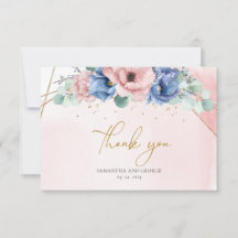 Pastellfarbene, rosa, staubige, blaue Goldrahmen-H