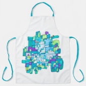 Pastellfarbene Schürze (Vorderseite)