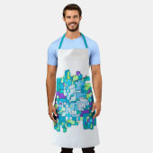 Pastellfarbene Schürze (Getragen)