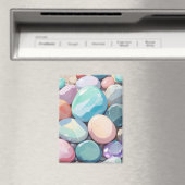 Pastellfarbene Steine Magnet (In Situ (Geschirrspüler))