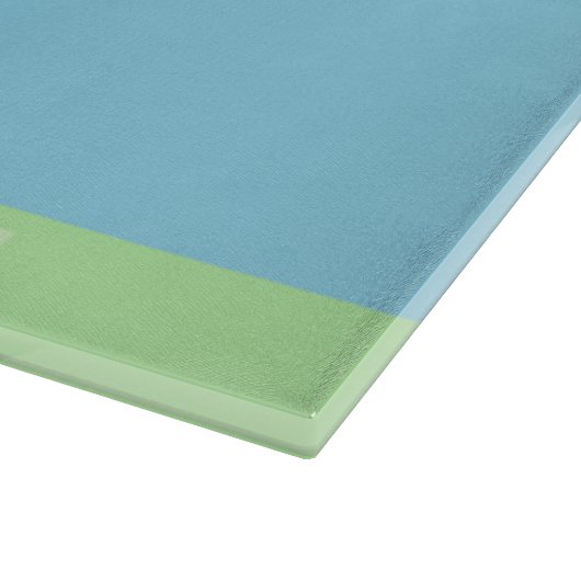 Pastellfarbene Streifen Schneidebrett (Ecke)