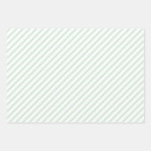 Pastellfarbene Streifen, Wrapping Paper Sheets Geschenkpapier Set (Vorderseite 3)