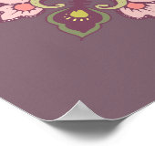 Pastellfarbene Tracera Poster (Ecke)