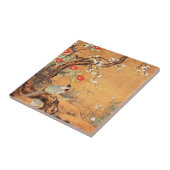 Pastellfarbene und kamellische chinesische Farbkun Fliese (Seite)