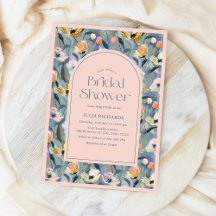 Pastellfarbene Vintage-Floral-Brautparty