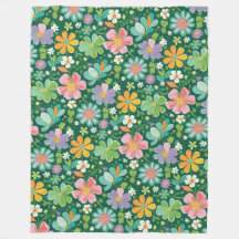 Pastellfarbene Wildblumen in rosa, Lila orange und