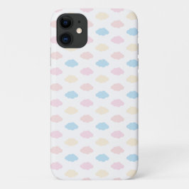 Pastellfarbene Wolken Rosa Blau Gelb Modern. Case-Mate iPhone Hülle
