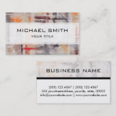 Pastellfarbener Abstrakter Hintergrund Visitenkarte (Vorne/Hinten)