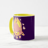 pastellfarbener Fuchs-Hase  Tasse (Vorderseite Links)
