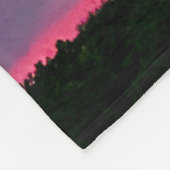 Pastellfarbener Himmel Fleecedecke (Ecke)