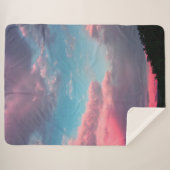 Pastellfarbener Himmel Sherpadecke (Vorderseite (Horizontal))