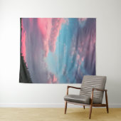 Pastellfarbener Himmel Wandteppich (Beispiel (Horizontal))