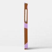 pastellfarbener lila Kuhdruck Case-Mate iPhone Hülle (Rückseite / Links)