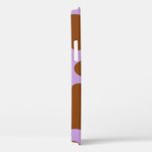 pastellfarbener lila Kuhdruck Case-Mate iPhone Hülle (Rückseite / Rechts)