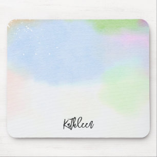 Pastellfarbener, personalisierter Mousepad mit Far