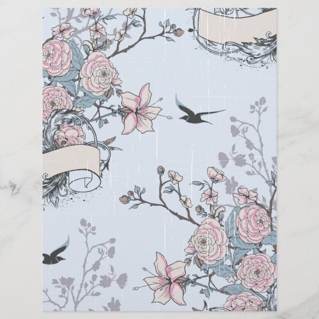 pastellfarbener Shabby Chic (Vorderseite)