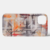 Pastellfarbenes Abstraktes Muster #2 Case-Mate iPhone Hülle (Rückseite (Horizontal))