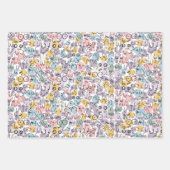 pastellfarbenes Brustdesign Geschenkpapier Set (Vorderseite 3)