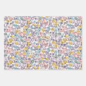 pastellfarbenes Brustdesign Geschenkpapier Set (Vorderseite 2)