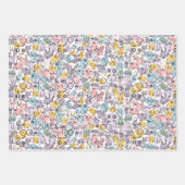 pastellfarbenes Brustdesign Geschenkpapier Set (Vorderseite)