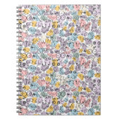 pastellfarbenes Brustdesign Notizblock (Vorderseite)