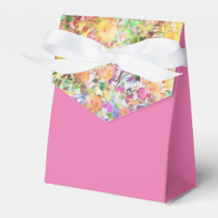 Pastellfarbenes Floraldesign Geschenkschachtel
