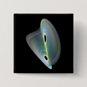 pastellfarbenes Fraktal Button