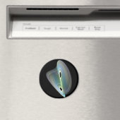 pastellfarbenes Fraktal Magnet (In Situ (Geschirrspüler))