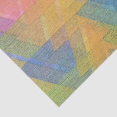 pastellfarbenes Gewebe Seidenpapier (Detail)