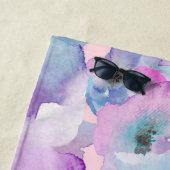 *~* Pastellfarbenes Muster Pink Blau FLowers Strandtuch (Beispiel)