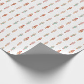 Pastellfarbenes Nutcracker-Papier Geschenkpapier (Ecke)