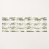 Pastellfarbenes Punktlinienmuster Yogamatte (Vorderseite (Horizontal))