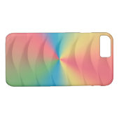 pastellfarbenes Regenbogengewebe Case-Mate iPhone Hülle (Rückseite (Horizontal))