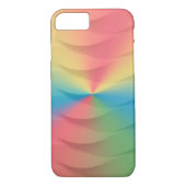 pastellfarbenes Regenbogengewebe Case-Mate iPhone Hülle (Rückseite)