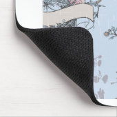 pastellfarbenes Shabby Chic Mousepad (Ecke)