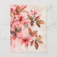 Pastellfarbenes Wasser - Illustration von Blätter