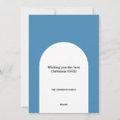 Pastellfarbenflagge Feiertagskarte (Rückseite)