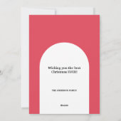 Pastellfarbenflagge Feiertagskarte (Rückseite)