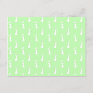 Pastellfarbenfrohe Muster Minze Untergrundmatte Postkarte