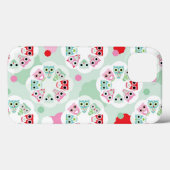 Pastellfarbenmuster der Blume Case-Mate iPhone Hülle (Rückseite (Horizontal))
