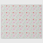 Pastellfarbenmuster der Blume Geschenkpapier (Flach)