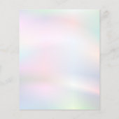 Pastellfarbenmuster Flyer (Hinten)