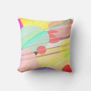 Pastellfarbenrost Oval Form Muster Kissen Kissen