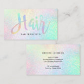 Pastellfarbenskript Visitenkarte (Vorne/Hinten)