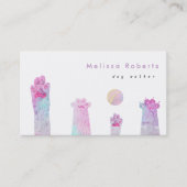 Pastellfarbenwanderung Visitenkarte (Vorderseite)