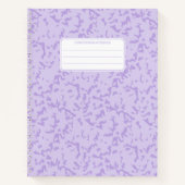 Pastellfarbmarmormuster Notizblock (Vorderseite)