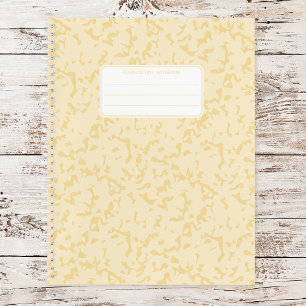 Pastellfarbmarmormuster Notizblock